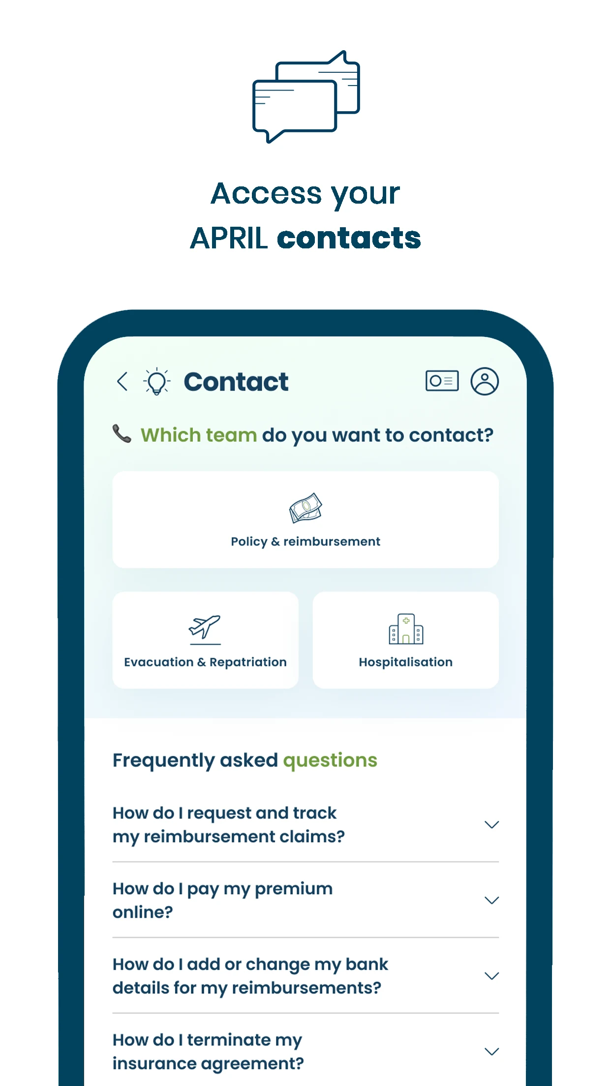 APRIL Easy Claim screenshot