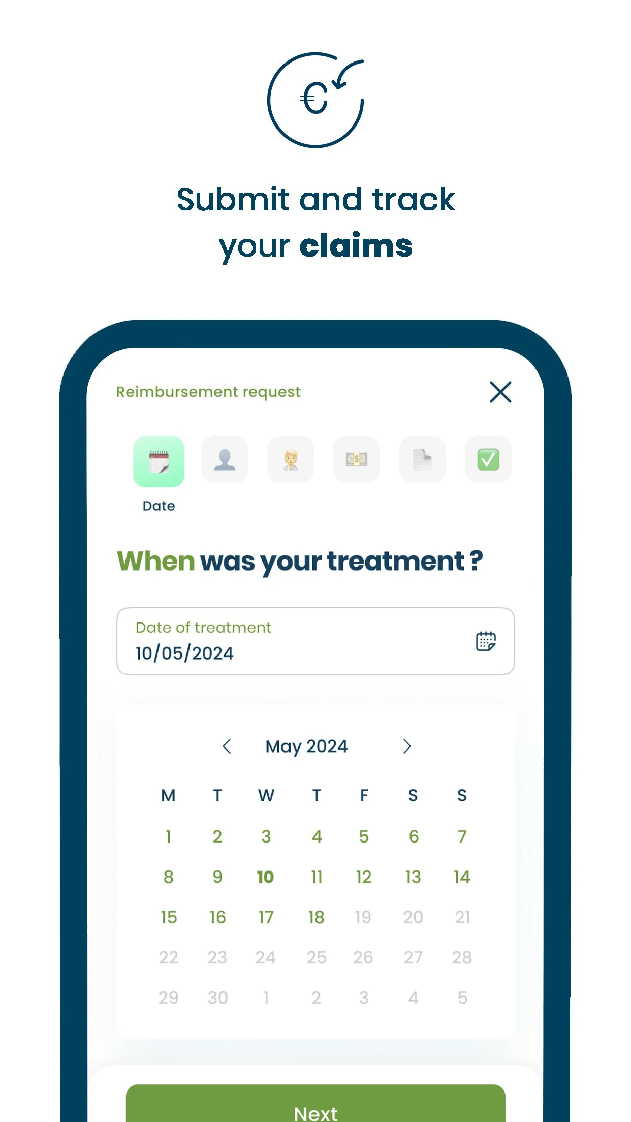 APRIL Easy Claim screenshot